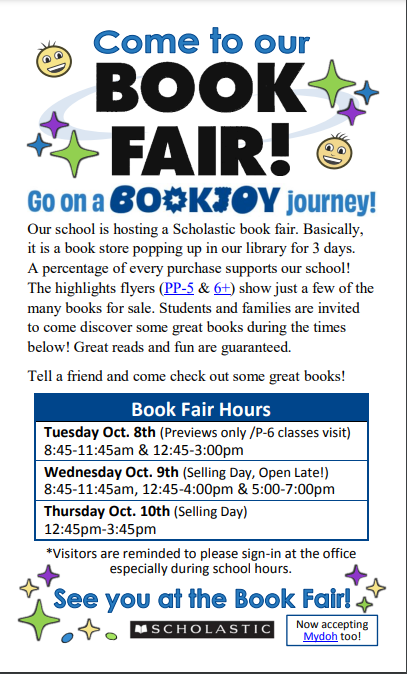 Book Fair Notice